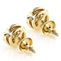 5 Carat Look Round Diamond Cluster Earrings 14K Yellow Gold Studs 1 Ct Halo Design 10 5 Carat Look Round Diamond Cluster Earrings 14K Yellow Gold Studs 1 Ct Halo Design -Its Hot Jewelry Shop round diamond cluster earrings 14k 090ct p 45407 backye