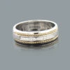 Round Diamond Men's Wedding Band 0.40ct 14K White Gold 1 Round Diamond Men's Wedding Band 0.40ct 14K White Gold -Its Hot Jewelry Shop round diamond mens wedding band 040ct 14k gold p 50298