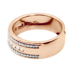 Round Diamond Men's Wedding Band 0.40ct 14K White Gold 19 Round Diamond Men's Wedding Band 0.40ct 14K White Gold -Its Hot Jewelry Shop round diamond mens wedding band 040ct 14k gold p 50298 backro