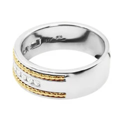 Round Diamond Men's Wedding Band 0.40ct 14K White Gold 21 Round Diamond Men's Wedding Band 0.40ct 14K White Gold -Its Hot Jewelry Shop round diamond mens wedding band 040ct 14k gold p 50298 backwy