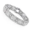 Round Pave Diamond Bracelet For Men 6.28ct 10K White Gold -Its Hot Jewelry Shop round pave diamond bracelet for men 628ct 10k gold wh