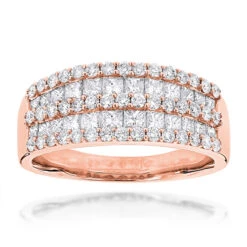 Round Princess Cut Diamond Ring 1.87ct 14K White Gold 10 Round Princess Cut Diamond Ring 1.87ct 14K White Gold -Its Hot Jewelry Shop round princess cut diamond ring 187ct 14k p 43593 ro