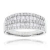 Round Princess Cut Diamond Ring 1.87ct 14K White Gold 2 Round Princess Cut Diamond Ring 1.87ct 14K White Gold -Its Hot Jewelry Shop round princess cut diamond ring 187ct 14k p 43593 wh