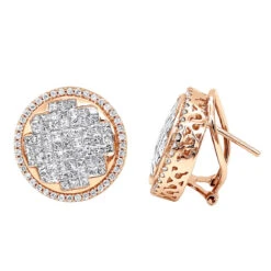 Round Princess Cut Diamond Stud Earrings 2.82ct 14K White Gold -Its Hot Jewelry Shop round princess cut diamond stud earrings 282ct 14k p 46005 ro