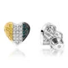 Silver White Blue Yellow Diamond Heart Earrings .35ct -Its Hot Jewelry Shop silver white blue yellow diamond heart earrings 35ct p 38814 main