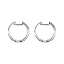 Single Diamond Hoop Earring For Men 14K White Gold Huggie Earring 1/4ct 13 Single Diamond Hoop Earring For Men 14K White Gold Huggie Earring 1/4ct -Its Hot Jewelry Shop single diamond hoop earring for men 14k gold huggie earring 1 4ct back white 20191215 1