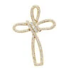 Small 14K Yellow Gold Diamond Cross Pendant For Women Fancy Bow Design 0.36ct 1 Small 14K Yellow Gold Diamond Cross Pendant For Women Fancy Bow Design 0.36ct -Its Hot Jewelry Shop small 14k gold diamond cross pendant for women fancy bow design 036ct ye