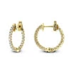 Small 14K Yellow Gold Inside Out Diamond Hoop Earrings 0.9ct -Its Hot Jewelry Shop small 14k gold inside out diamond hoop earrings 110ct p 6259 ye