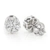 Small Diamond Cluster Earrings Studs 0.25ct 14K White Gold 2 Small Diamond Cluster Earrings Studs 0.25ct 14K White Gold -Its Hot Jewelry Shop small diamond cluster earrings studs 025ct 14k gold 1
