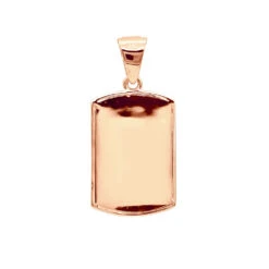 Small Engravable Dog Tag Pendant 14K White Gold W Black Diamonds 0.25ct 15 Small Engravable Dog Tag Pendant 14K White Gold W Black Diamonds 0.25ct -Its Hot Jewelry Shop small engravalbe dog tag pendant solid 14k gold w black diamonds 025ct 000957 back rose