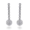 Small 14K White Gold En Globes Diamond Dangle Earrings 2.50ct -Its Hot Jewelry Shop small golden globes diamond dangle earrings 250ct p 6156