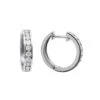 Small Hoops: 14K White Gold Diamond Hoop Earrings 1/2in 0.91ct -Its Hot Jewelry Shop small hoops 14k diamond hoop earrings 091ct p 40621 wh