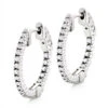 3/4in Small Hoops 14K White Gold Diamond Hoop Earrings Inside Out 1/2ct 1 3/4in Small Hoops 14K White Gold Diamond Hoop Earrings Inside Out 1/2ct -Its Hot Jewelry Shop small hoops 14k diamond hoop earrings inside out 047 p 6931 wh