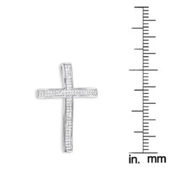 Small Pave Diamond Cross Pendant 0.33ct 14K White Gold 13 Small Pave Diamond Cross Pendant 0.33ct 14K White Gold -Its Hot Jewelry Shop small pave diamond cross pendant 033ct 14k gold p 50036 rulerwh