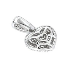 Small Pave Diamond Heart Pendant 14K White Gold 0.33ct 11 Small Pave Diamond Heart Pendant 14K White Gold 0.33ct -Its Hot Jewelry Shop small pave diamond heart pendant 14k gold 045ct p 22324 backwh