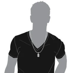 10K White Gold Diamond Dog Tag Pendant With Crown 1ct -Its Hot Jewelry Shop solid 10k gold diamond dog tag pendant with crown 1ct bodwh