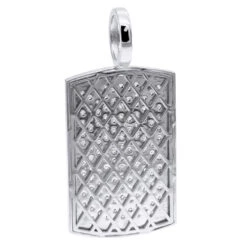 14K Yellow Gold Diamond Dog Tag Pendant For Men 3.25 Carats Iced Out Design 13 14K Yellow Gold Diamond Dog Tag Pendant For Men 3.25 Carats Iced Out Design -Its Hot Jewelry Shop solid 14k gold diamond dog tag pendant for men 325 carats iced out design 407140 back white