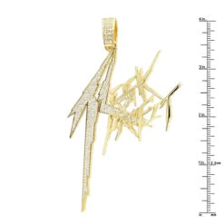 14K Yellow Gold Diamond Logo Pendant For Men 2.5ct Unique 13 14K Yellow Gold Diamond Logo Pendant For Men 2.5ct Unique -Its Hot Jewelry Shop solid 14k gold diamond logo pendant for men 25ct unique custom made jewelry 001267 rulerye