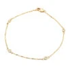 Solid 14K Yellow Gold Diamonds By The Yard Bracelet For Women 0.15ct 2 Solid 14K Yellow Gold Diamonds By The Yard Bracelet For Women 0.15ct -Its Hot Jewelry Shop solid 14k gold diamonds by the yard bracelet for women 014ct mainye