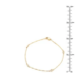 Solid 14K Yellow Gold Diamonds By The Yard Bracelet For Women 0.15ct 11 Solid 14K Yellow Gold Diamonds By The Yard Bracelet For Women 0.15ct -Its Hot Jewelry Shop solid 14k gold diamonds by the yard bracelet for women 014ct rulerye