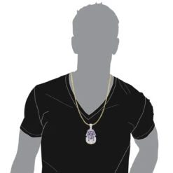 14K Yellow Gold Egyptian Pharaoh Head Enamel Diamond Pendant For Men 2.38ct -Its Hot Jewelry Shop solid 14k gold egyptian pharaoh head enamel diamond pendant for men 238ct bodye