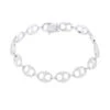 2.3 Carat Gucci Link Diamond Bracelet For Women Solid 14K White Gold -Its Hot Jewelry Shop solid 14k gold gucci link diamond bracelet for women 25ct 803221 wh