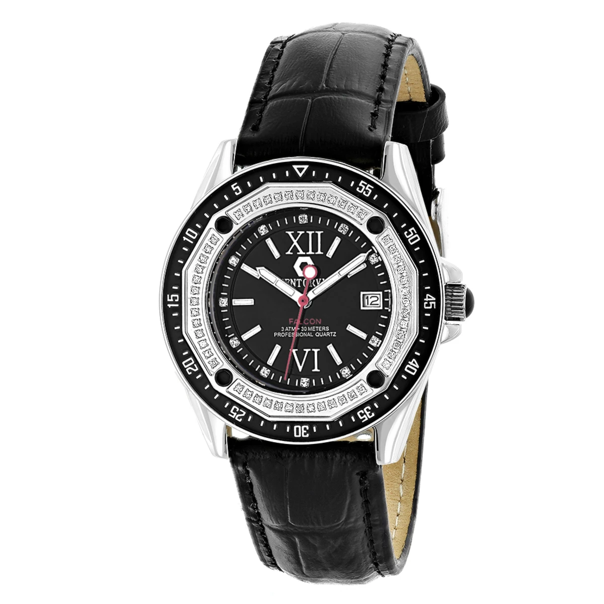 Stainless Steel Diamond Watch By Centorum Falcon 0.5ct 3 Stainless Steel Diamond Watch By Centorum Falcon 0.5ct