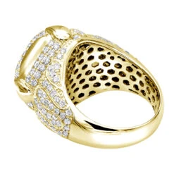 Statement Men's 14K White Gold 3.25ct Diamond Ring By Luxurman 18 Statement Men's 14K White Gold 3.25ct Diamond Ring By Luxurman -Its Hot Jewelry Shop statement mens diamond rings sale 14k gold luxurman 3 25ct ring backye