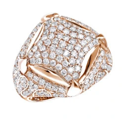 Statement Men's 14K White Gold 3.25ct Diamond Ring By Luxurman 16 Statement Men's 14K White Gold 3.25ct Diamond Ring By Luxurman -Its Hot Jewelry Shop statement mens diamond rings sale 14k gold luxurman 3 25ct ring ro