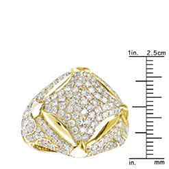 Statement Men's 14K White Gold 3.25ct Diamond Ring By Luxurman 24 Statement Men's 14K White Gold 3.25ct Diamond Ring By Luxurman -Its Hot Jewelry Shop statement mens diamond rings sale 14k gold luxurman 3 25ct ring rulerye