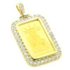 Statue Of Liberty Diamond Pendant 2.2ct Credit Suisse 14K Yellow Gold Bar Charm 2 Statue Of Liberty Diamond Pendant 2.2ct Credit Suisse 14K Yellow Gold Bar Charm -Its Hot Jewelry Shop statue of liberty diamond pendant 22ct credit suisse gold bar charm main