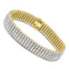 Men's Sterling Silver 5 Row Diamond 1.5ct Gold Plated Bracelet 2 Men's Sterling Silver 5 Row Diamond 1.5ct Gold Plated Bracelet -Its Hot Jewelry Shop sterling silver 5 row diamond bracelet 225ct gold plated p 49466 ye