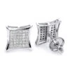 Sterling Silver Diamond Earrings 0.29ct Studs -Its Hot Jewelry Shop sterling silver diamond earrings 029ct studs p 44739