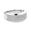 Sterling Silver Men's Diamond Wedding Band 0.32ct -Its Hot Jewelry Shop sterling silver mens diamond wedding band 027ct p 47881