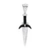 Men's Sterling Silver Sword Pendant With Diamonds 0.6ct 1 Men's Sterling Silver Sword Pendant With Diamonds 0.6ct -Its Hot Jewelry Shop sterling silver sword pendant with diamonds 100ct p 45385 wh