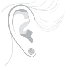 Unique 1 Carat Diamond Earrings Studs 14K Yellow Gold By Luxurman -Its Hot Jewelry Shop unique 1 carat diamond earrings studs in 14k gold by luxurman bodye