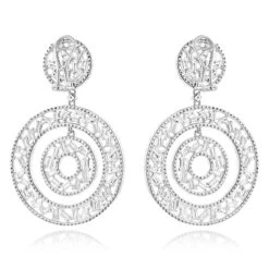 Unique 14K White Gold Designer Baguette Round Diamond Earrings For Women 7ct 11 Unique 14K White Gold Designer Baguette Round Diamond Earrings For Women 7ct -Its Hot Jewelry Shop unique 14k gold designer baguette round diamond earrings for women 7ct backwh