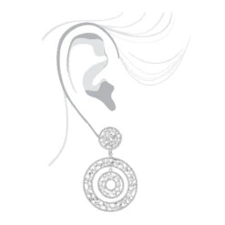 Unique 14K White Gold Designer Baguette Round Diamond Earrings For Women 7ct 12 Unique 14K White Gold Designer Baguette Round Diamond Earrings For Women 7ct -Its Hot Jewelry Shop unique 14k gold designer baguette round diamond earrings for women 7ct bodwh