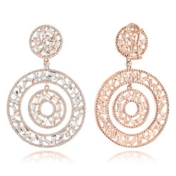 Unique 14K White Gold Designer Baguette Round Diamond Earrings For Women 7ct 10 Unique 14K White Gold Designer Baguette Round Diamond Earrings For Women 7ct -Its Hot Jewelry Shop unique 14k gold designer baguette round diamond earrings for women 7ct ro