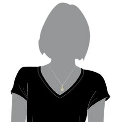 Unique 14K White Gold Designer White Yellow Diamond Women's Pendant By Luxurman -Its Hot Jewelry Shop unique 14k gold designer white yellow diamond womens pendant by luxurman bodwh