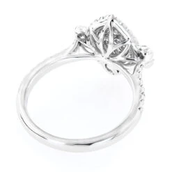 Unique 14K White Gold White Pink Diamond Ring For Women Marquise Hearts Design 11 Unique 14K White Gold White Pink Diamond Ring For Women Marquise Hearts Design -Its Hot Jewelry Shop unique 14k gold white pink diamond ring for women marquise hearts design back