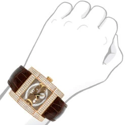 Unique 18K Gold De Grisogono Novantatre Automatic Men's Diamond Watch 20ct -Its Hot Jewelry Shop unique 18k gold de grisogono novantatre automatic mens diamond watch 20ct bod