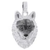 Diamond Wolf Pendant For Men 10K White Gold W Enamel 2ct Iced Out Design 2 Diamond Wolf Pendant For Men 10K White Gold W Enamel 2ct Iced Out Design -Its Hot Jewelry Shop unique custom jewelry iced out wolf pendant for men 14k gold enamel 2ct 100535 wh