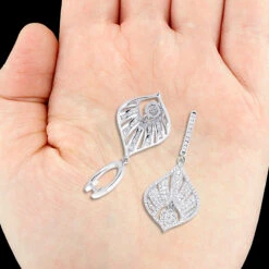 Unique Diamond Drop Earrings For Women 2.4ct 14K White Gold 9 Unique Diamond Drop Earrings For Women 2.4ct 14K White Gold -Its Hot Jewelry Shop unique diamond drop earrings for women 24ct 14k gold 4