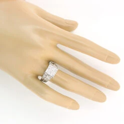 Unique Diamond Engagement Ring 1.33ct 14K White Gold -Its Hot Jewelry Shop unique diamond engagement ring 133ct 14k gold 3