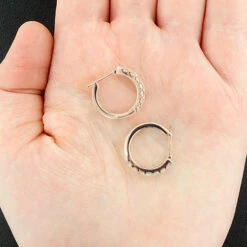 Unique 14K Yellow Gold Diamond Hoop Huggie Earrings 1.58ct 9 Unique 14K Yellow Gold Diamond Hoop Huggie Earrings 1.58ct -Its Hot Jewelry Shop unique diamond hoop earrings 158ct 14k gold 2