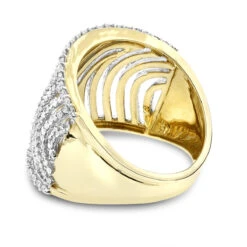 Unique Diamond Engagement Rings: 14K Yellow Gold Cut-Out Diamond Engagement Ring 1ct -Its Hot Jewelry Shop unique diamond rings 14k cut out diamond ring 120 p 38724 backye