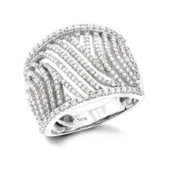 Unique Diamond Engagement Rings: 14K Yellow Gold Cut-Out Diamond Engagement Ring 1ct -Its Hot Jewelry Shop unique diamond rings 14k cut out diamond ring 120 p 38724 wh