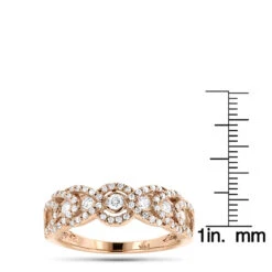 Unique Diamond Wedding Band For Women 14K Rose Gold Ladies Diamond Ring 1ct 13 Unique Diamond Wedding Band For Women 14K Rose Gold Ladies Diamond Ring 1ct -Its Hot Jewelry Shop unique diamond wedding band for women 14k gold ladies diamond ring 1ct rulerro