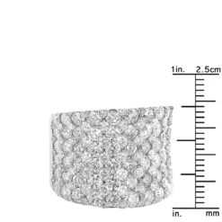 Unique Diamond Wedding Bands: 8 Carat Ladies Pave Diamonds Ring 14K White Gold 15 Unique Diamond Wedding Bands: 8 Carat Ladies Pave Diamonds Ring 14K White Gold -Its Hot Jewelry Shop unique diamond wedding bands 8 carat ladies pave diamonds ring 14k gold rulerwh